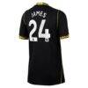 Reece James Chelsea Nike Youth 2026/27 Away Stadium Replica Jersey - Black - Detail View