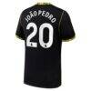 João Pedro Chelsea Nike 2026/27 Away Stadium Replica Jersey - Black - Detail View