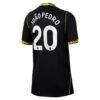 João Pedro Chelsea Nike Youth 2026/27 Away Stadium Replica Jersey - Black - Detail View