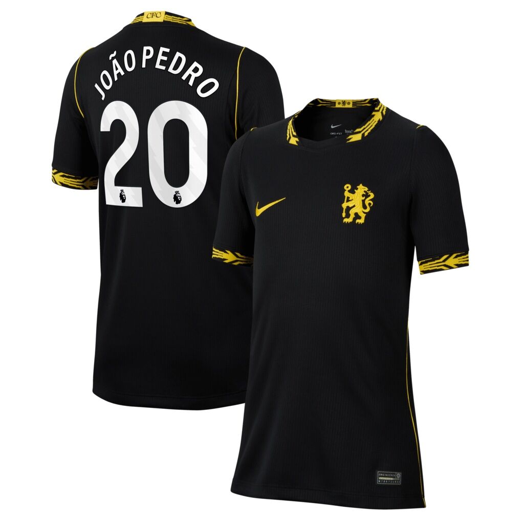 João Pedro Chelsea Nike Youth 2026/27 Away Stadium Replica Jersey