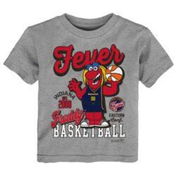 Indiana Fever Mitchell & Ness Toddler That Girl T-Shirt - Gray - Front View