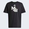 Mississippi State Bulldogs adidas Interlock Logo Fresh T-Shirt - Black - Front View