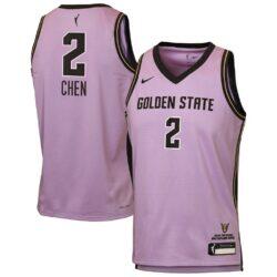 Kaitlyn Chen Golden State Valkyries Nike Youth Victory Player Jersey - Explorer Edition - - Front View