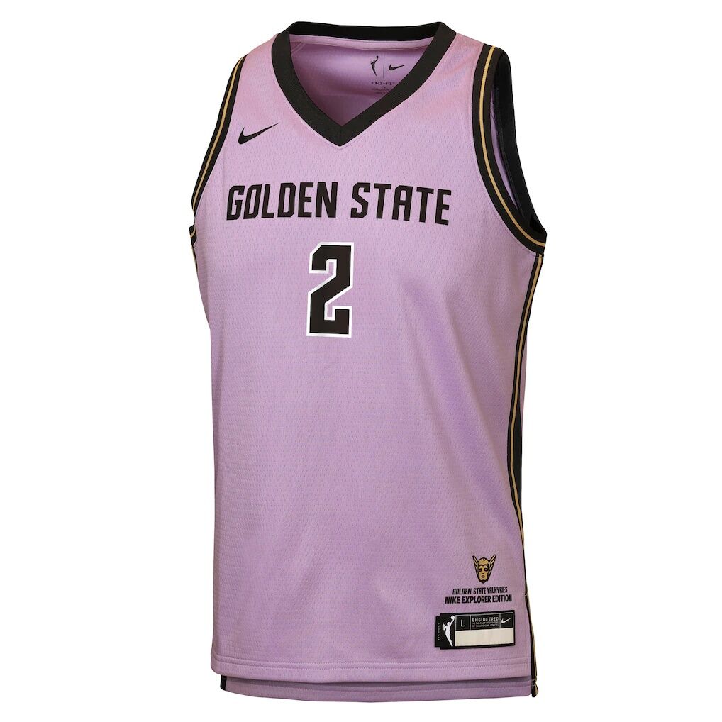 Kaitlyn Chen Golden State Valkyries Nike Youth Victory Player Jersey - Explorer Edition - Violet