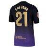Frenkie de Jong Barcelona Nike 2026/27 Away Match Authentic Jersey - Purple - Detail View