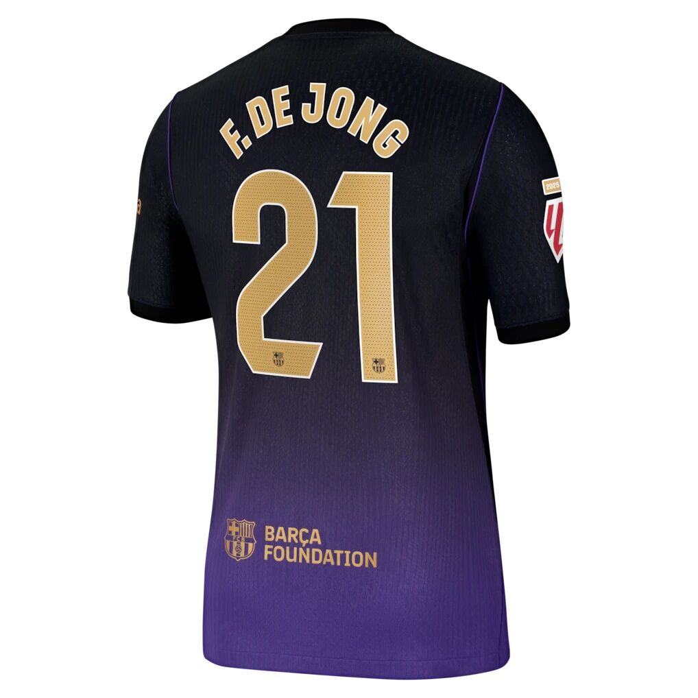 Frenkie de Jong Barcelona Nike 2026/27 Away Match Authentic Jersey