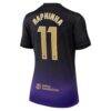 Raphinha Barcelona Nike Women's 2026/27 Away Stadium Replica Jersey - Purple - Detail View