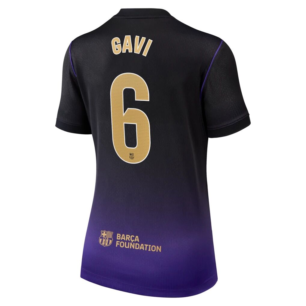 Gavi Barcelona Nike Women's 2026/27 Away Stadium Replica Jersey