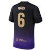 Gavi Barcelona Nike Youth 2026/27 Away Stadium Replica Jersey - Purple - Detail View