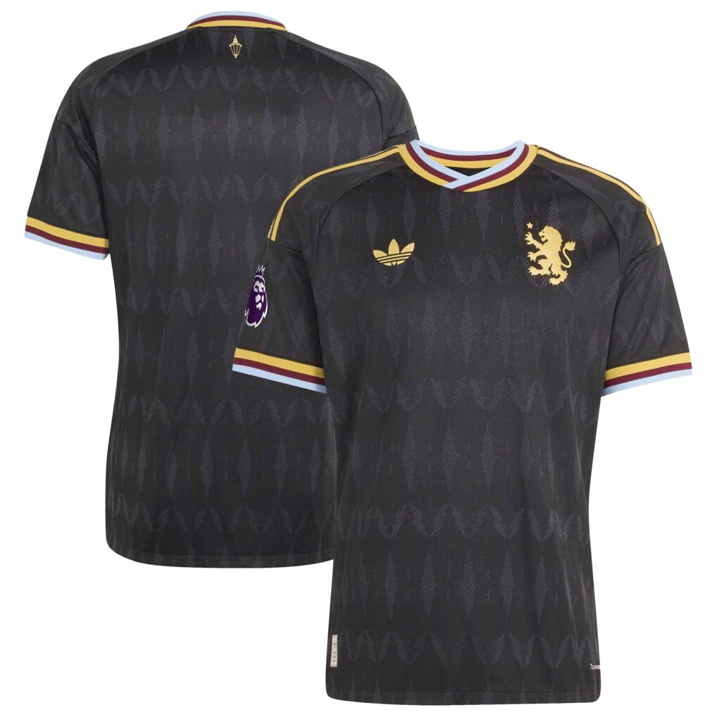 Aston Villa adidas 2026/27 Away On-Field Authentic Patch Jersey