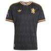 Aston Villa adidas 2026/27 Away On-Field Authentic Patch Jersey - Black - Side View