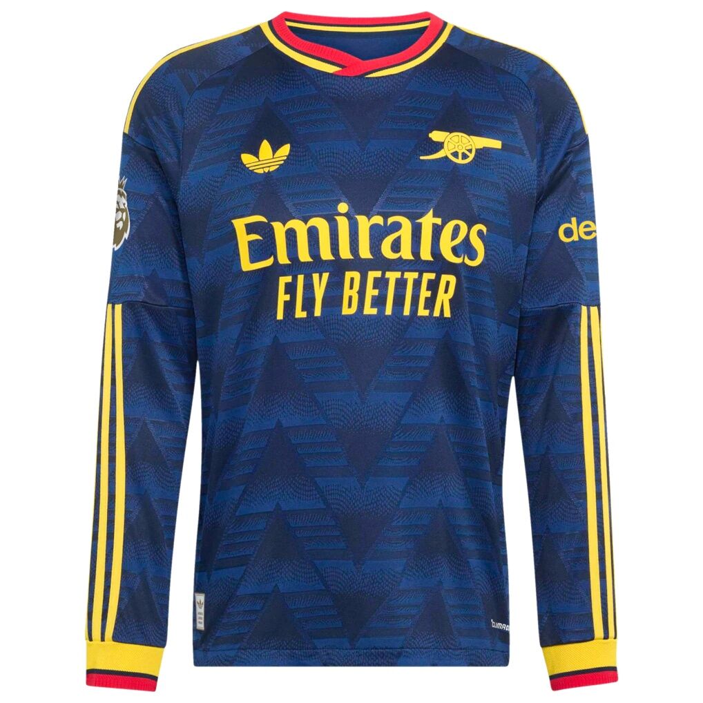 Arsenal adidas 2026/27 Away On-Field Authentic Long Sleeve Jersey
