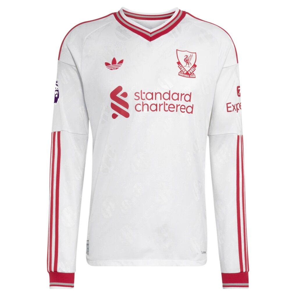 Liverpool adidas 2026/27 Away On-Field Authentic Long Sleeve Jersey