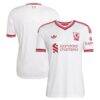 Liverpool adidas 2026/27 Away Replica Jersey - White - Front View