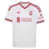 Liverpool adidas Youth 2026/27 Away Replica Jersey - White - Side View