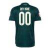 Real Madrid adidas 2026/27 Away On-Field Authentic Custom Jersey - Green - Detail View