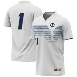 UC Davis Aggies GameDay Greats Unisex Lightweight Collegiate Soccer Fashion Jersey - White - Front View