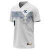UC Davis Aggies GameDay Greats Unisex Lightweight Collegiate Soccer Fashion Jersey - White - Side View