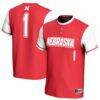 Nebraska Huskers GameDay Greats Unisex Lightweight Collegiate Softball Fashion Jersey - - Front View