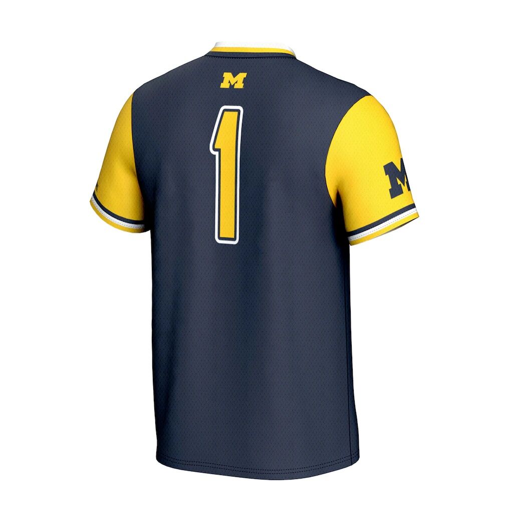 Michigan Wolverines GameDay Greats Youth Lightweight Collegiate Softball Fashion Jersey