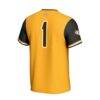 VCU Rams GameDay Greats Youth Lightweight Collegiate Softball Fashion Jersey - Gold - Detail View