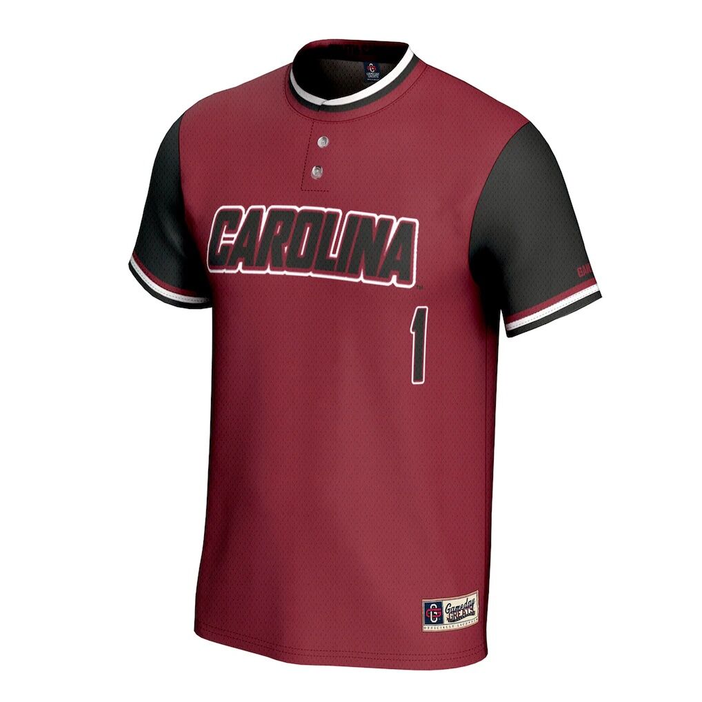 South Carolina Gamecocks GameDay Greats Youth Lightweight Collegiate Softball Fashion Jersey - Garnet