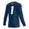 UC Davis Aggies GameDay Greats Unisex Lightweight Collegiate Volleyball Fashion Jersey - Navy - Detail View