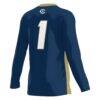 UC Davis Aggies GameDay Greats Youth Lightweight Collegiate Volleyball Fashion Jersey - Navy - Detail View