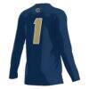 UC Davis Aggies GameDay Greats Youth Lightweight Collegiate Volleyball Fashion Jersey - Navy - Detail View