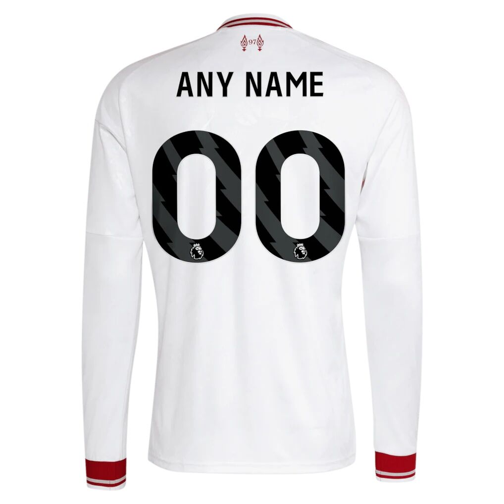 Liverpool adidas 2026/27 Away Replica Custom Long Sleeve Jersey