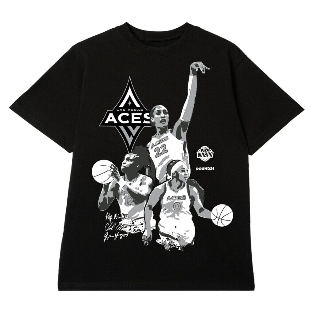 Las Vegas Aces round21 Unisex Trio T-Shirt