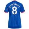 Bruno Fernandes Manchester United adidas Women's 2026/27 Away Replica Jersey - Royal - Detail View