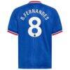 Bruno Fernandes Manchester United adidas Youth 2026/27 Away Replica Jersey - Royal - Detail View
