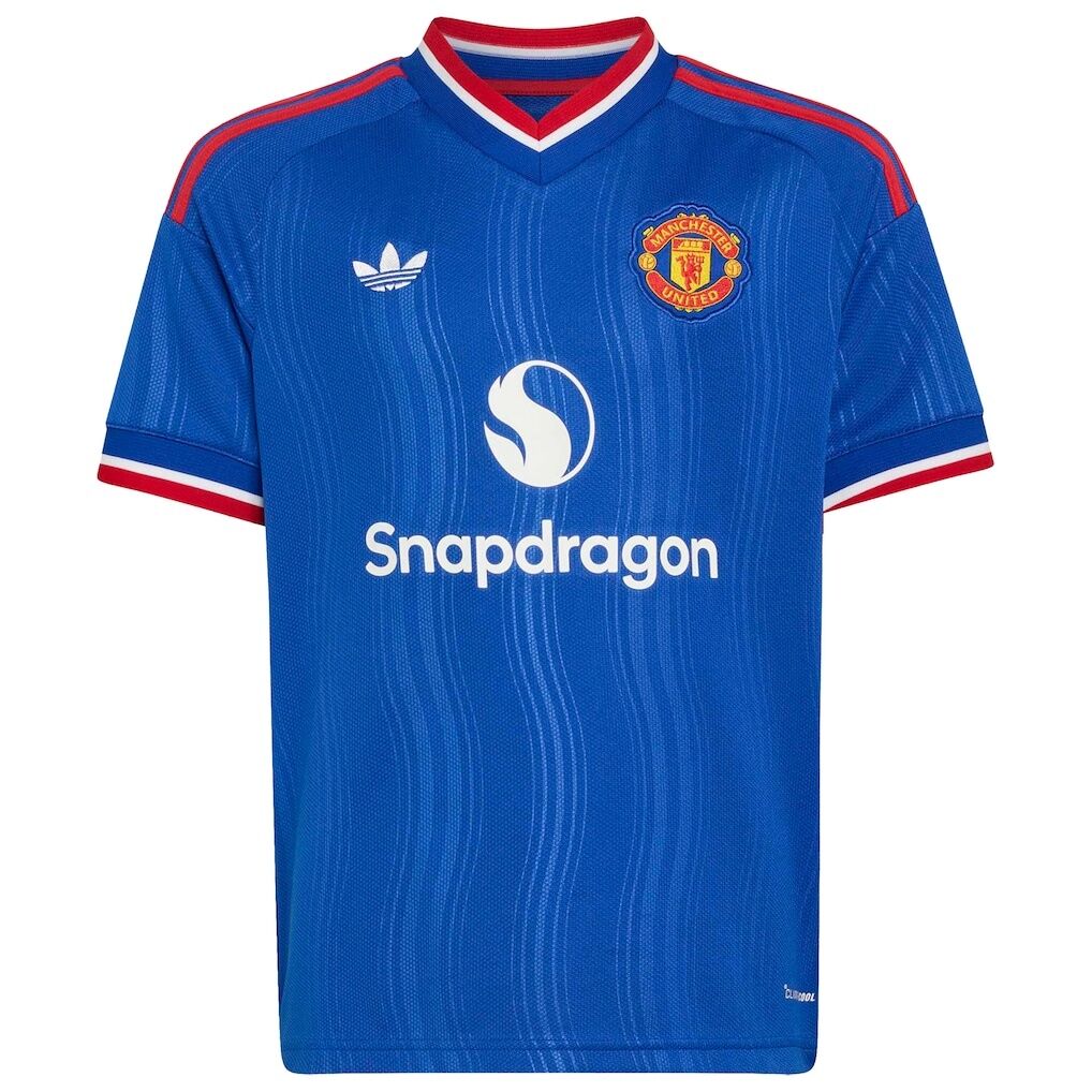 Bruno Fernandes Manchester United adidas Youth 2026/27 Away Replica Jersey - Royal