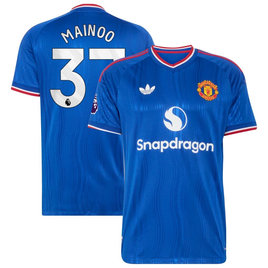 Kobbie Mainoo Manchester United adidas 2026/27 Away On-Field Authentic Jersey - Royal