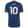 Eberechi Eze Arsenal adidas 2026/27 Away Replica Jersey - Navy - Detail View