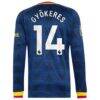 Viktor Gyökeres Arsenal adidas 2026/27 Away On-Field Authentic Long Sleeve Jersey - Navy - Detail View