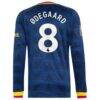 Martin Ødegaard Arsenal adidas 2026/27 Away On-Field Authentic Long Sleeve Jersey - Navy - Detail View