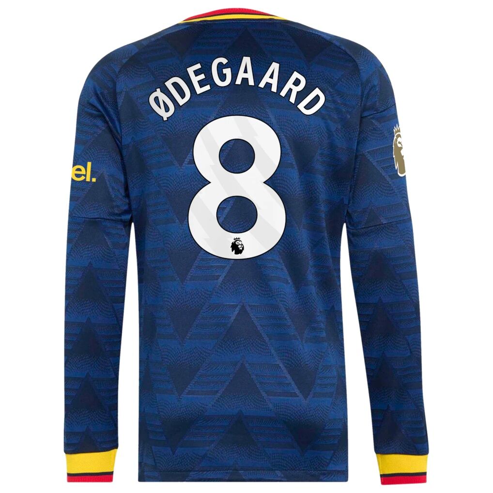 Martin Ødegaard Arsenal adidas 2026/27 Away On-Field Authentic Long Sleeve Jersey