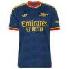Martin Ødegaard Arsenal adidas 2026/27 Away Replica Jersey - Navy - Side View