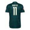 Rodrygo Real Madrid adidas 2026/27 Away On-Field Authentic Jersey - Green - Detail View