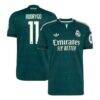 Rodrygo Real Madrid adidas 2026/27 Away Replica Jersey - Green - Front View