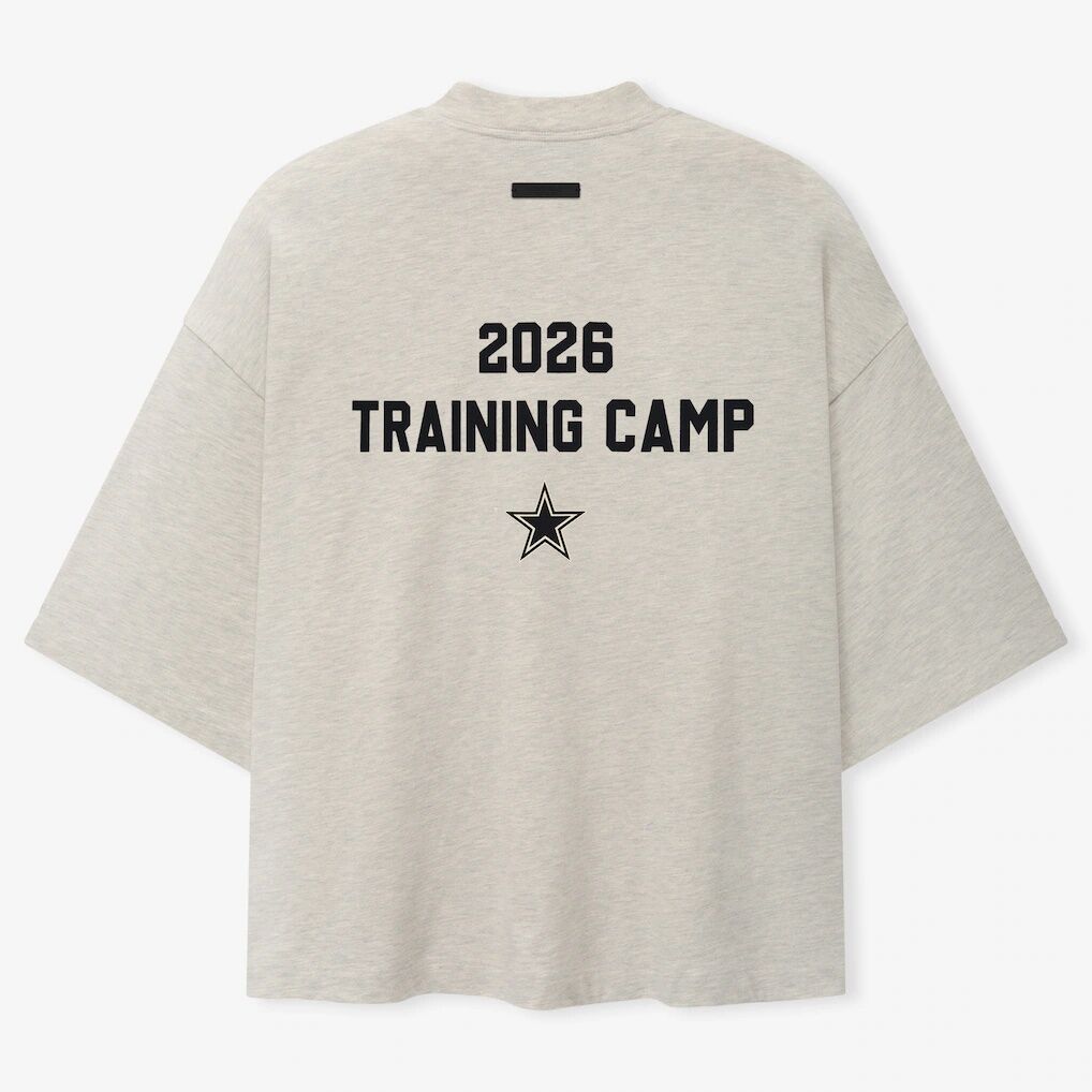 Dallas Cowboys Fear of God Training Camp Boxy T-Shirt - Heather Gray
