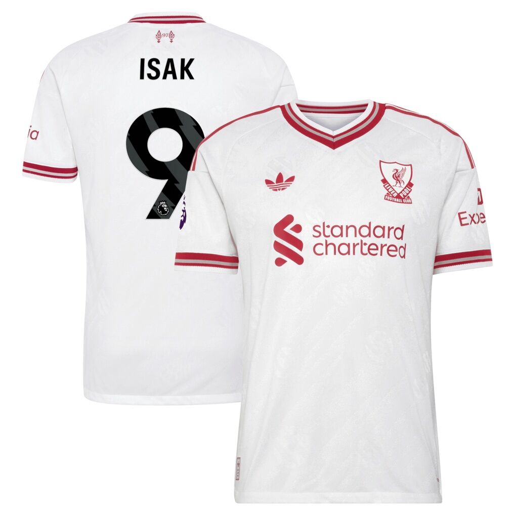 Alexander Isak Liverpool adidas 2026/27 Away On-Field Authentic Jersey