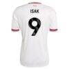 Alexander Isak Liverpool adidas 2026/27 Away Replica Jersey - White - Detail View