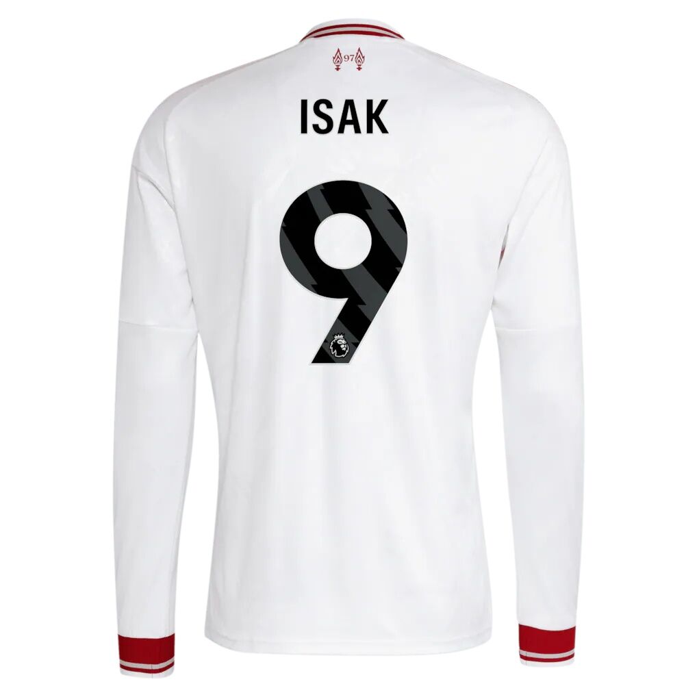 Alexander Isak Liverpool adidas 2026/27 Away Replica Long Sleeve Jersey