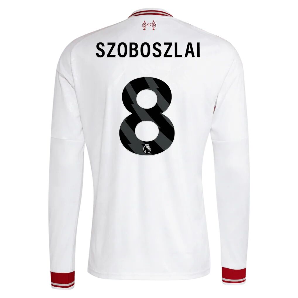 Dominik Szoboszlai Liverpool adidas 2026/27 Away Replica Long Sleeve Jersey