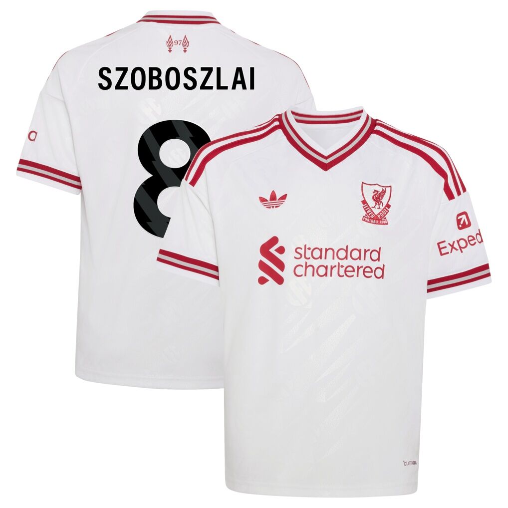 Dominik Szoboszlai Liverpool adidas Youth 2026/27 Away Replica Jersey