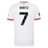 Florian Wirtz Liverpool adidas 2026/27 Away On-Field Authentic Jersey - White - Detail View