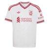 Florian Wirtz Liverpool adidas Youth 2026/27 Away Replica Jersey - White - Side View